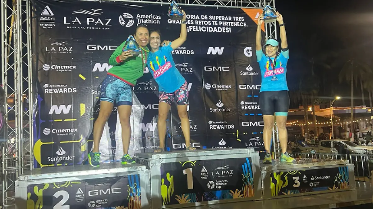 México se lleva el oro en Triatlón Astri La Paz 2024