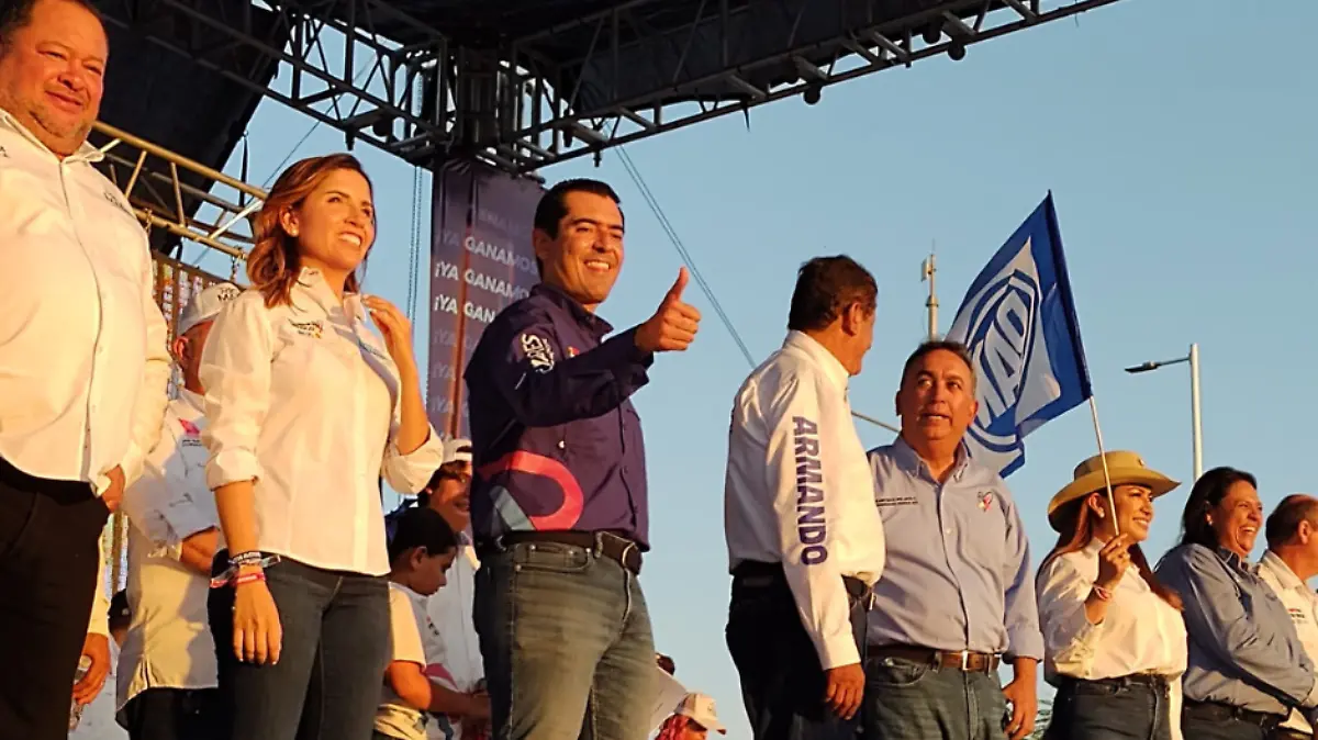 Cierre de campaña de Rigo Mares