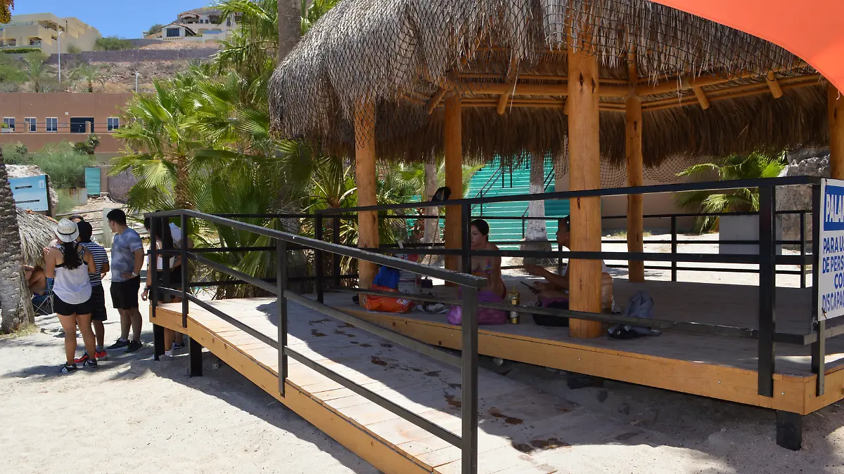 La Paz tiene su primera playa 100% inclusiva