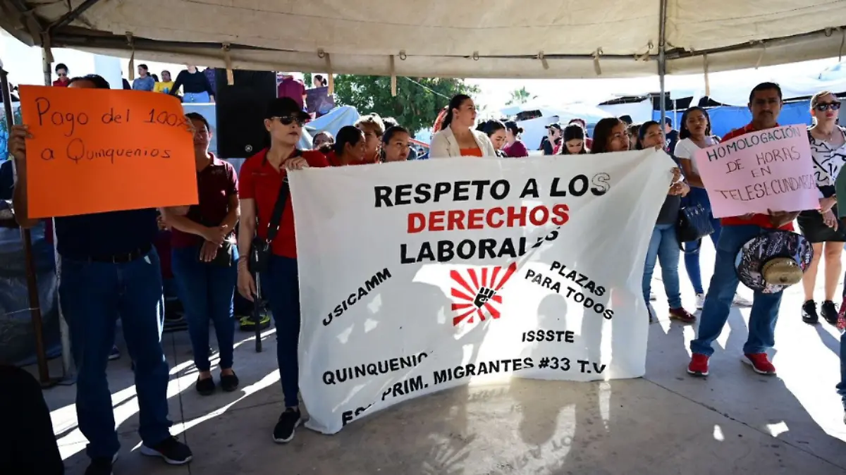 Autoridad sindical apoya los docentes en su lucha 