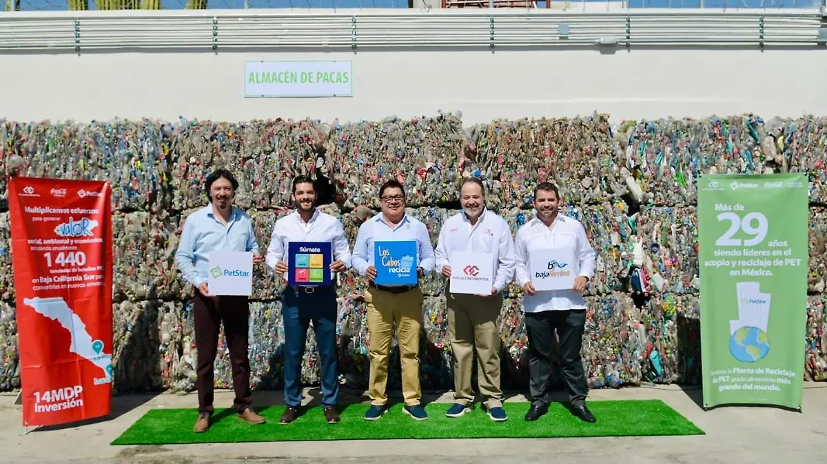 Inauguran centro de acopio de botellas de plástico PET en Los Cabos