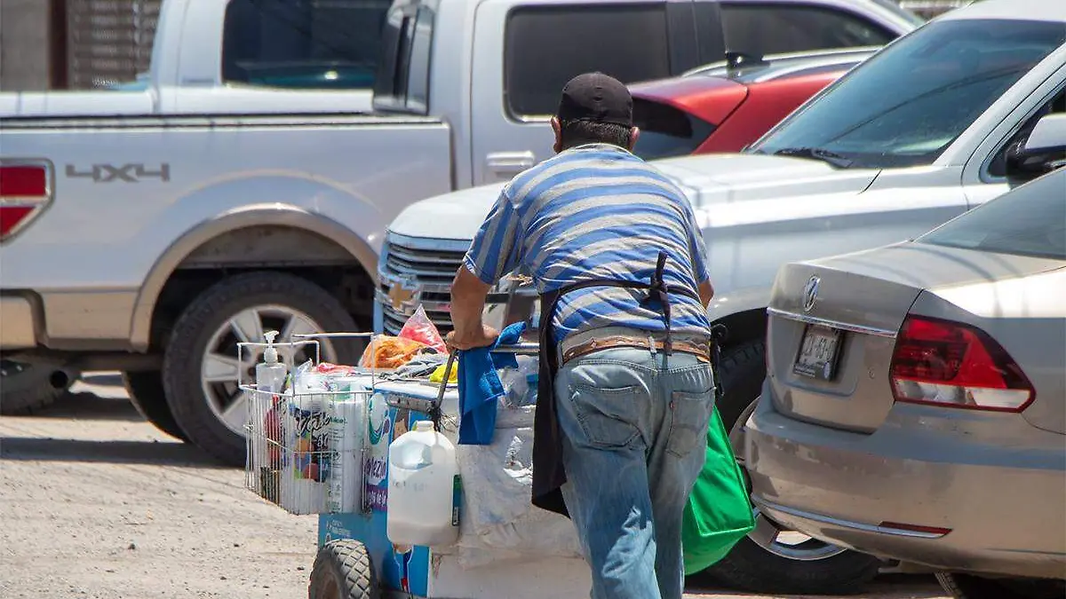 venddor ambulante comida  la paz