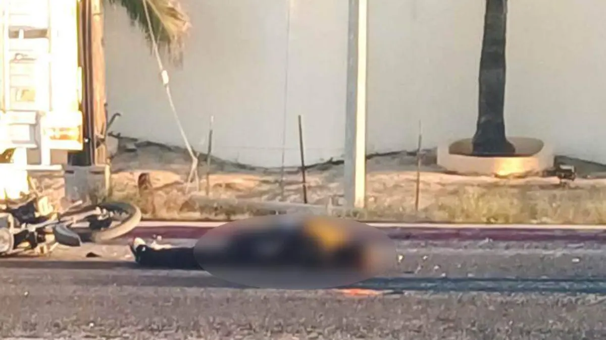 Muerre motociclista en los cabos