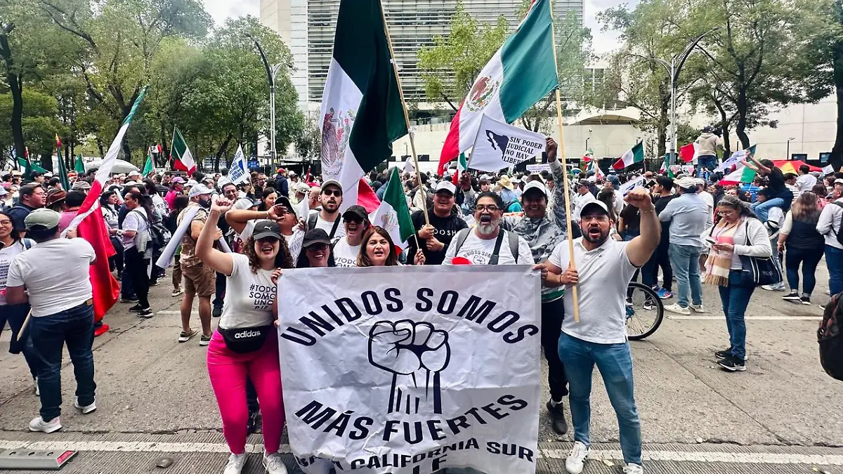 protesta de personal del poder judicial