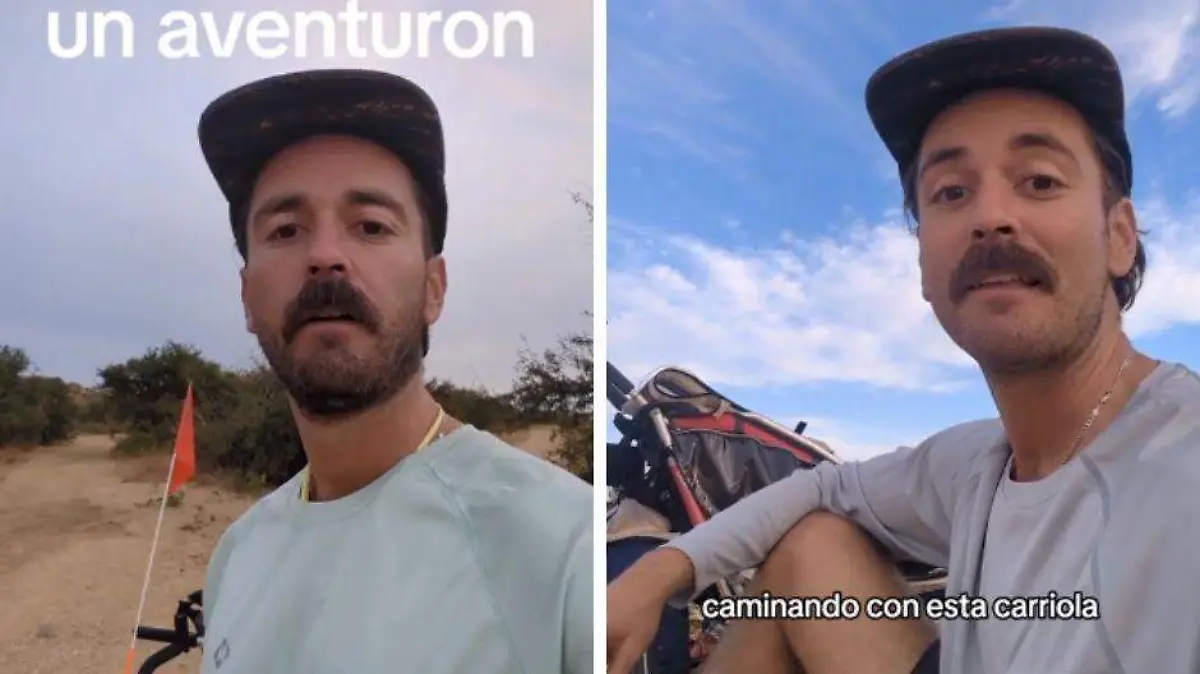 Eduardo camina de los cabos a tijuana