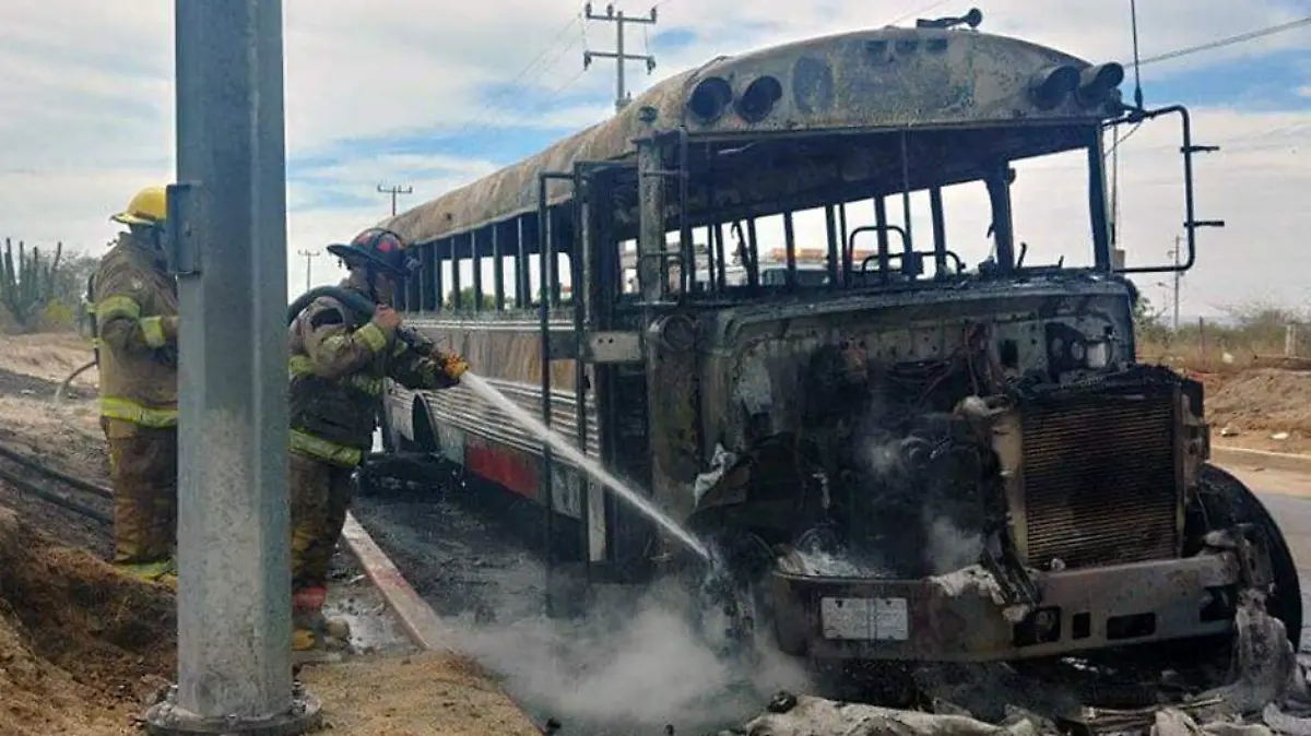 Incendio camión