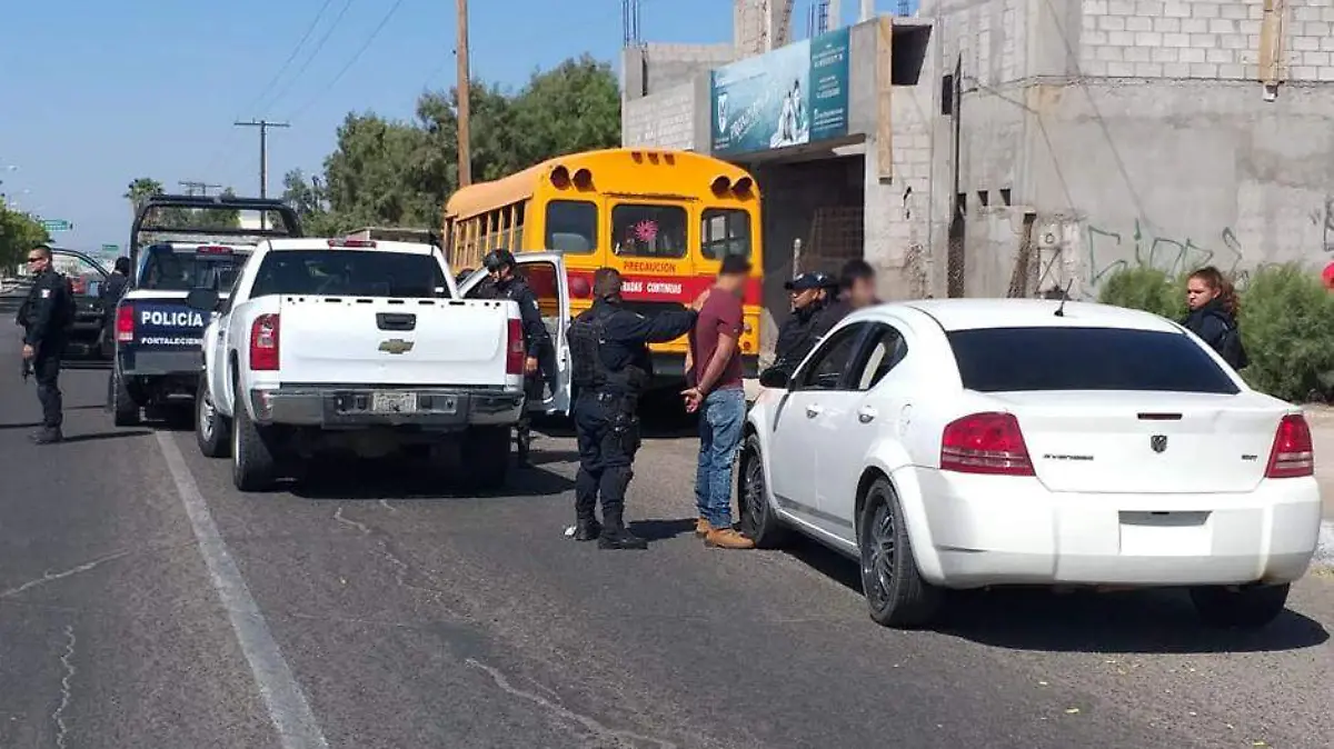 Policía La Paz auto robo