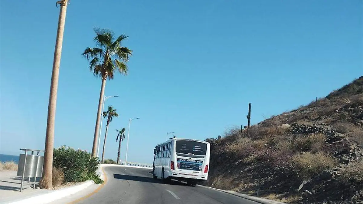 Camiones ruta a las playas