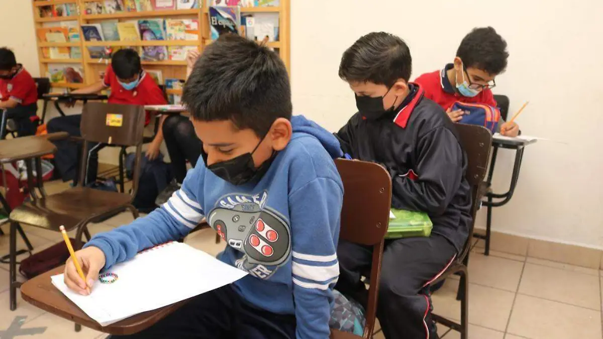 Estudiantes primaria BCS salon