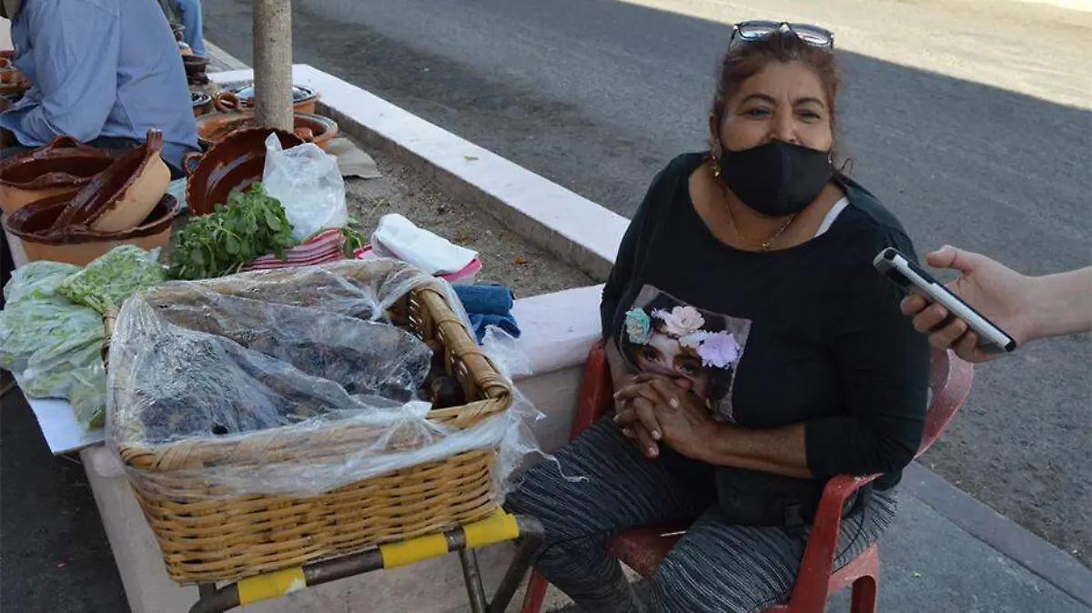 Alfonsina Alvarez vendedora de verdura