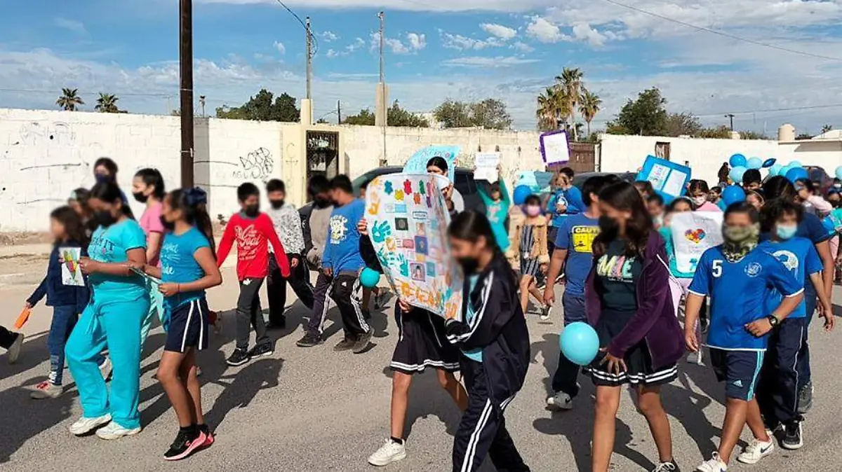 Caminata primaria Leona Vicario El Centenario