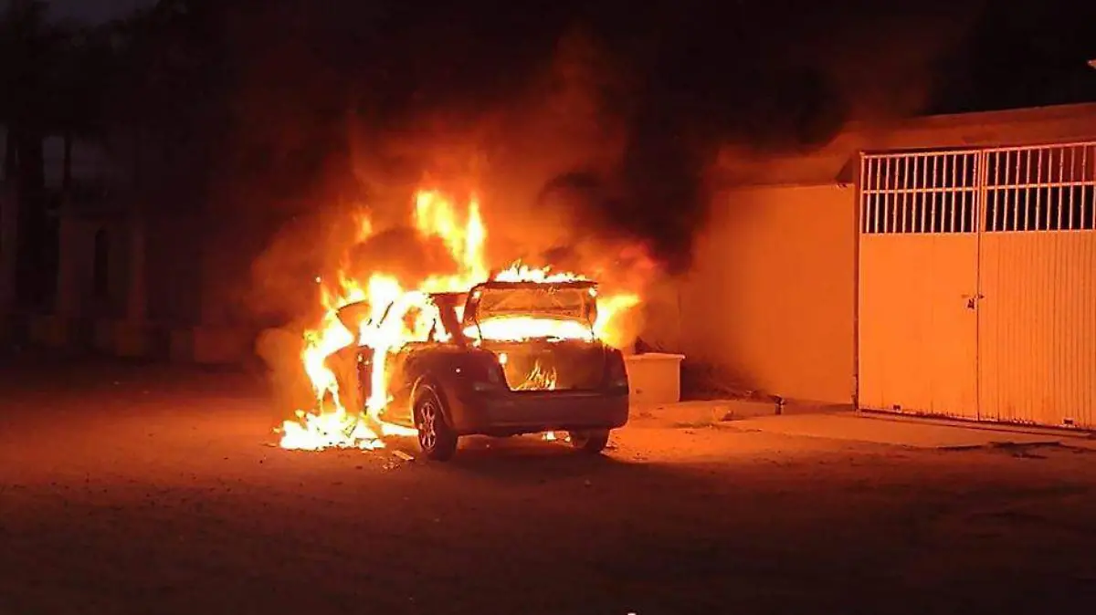 Incendio vehiculo bombero