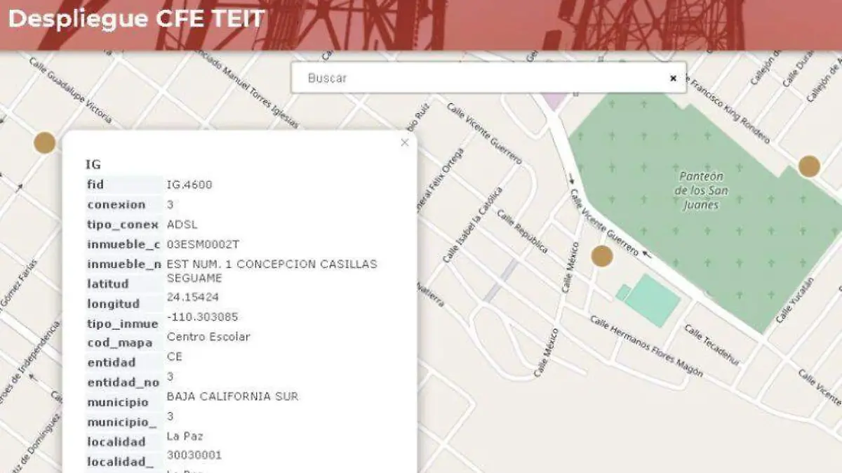 ubicacion wifi CFE internet gratis