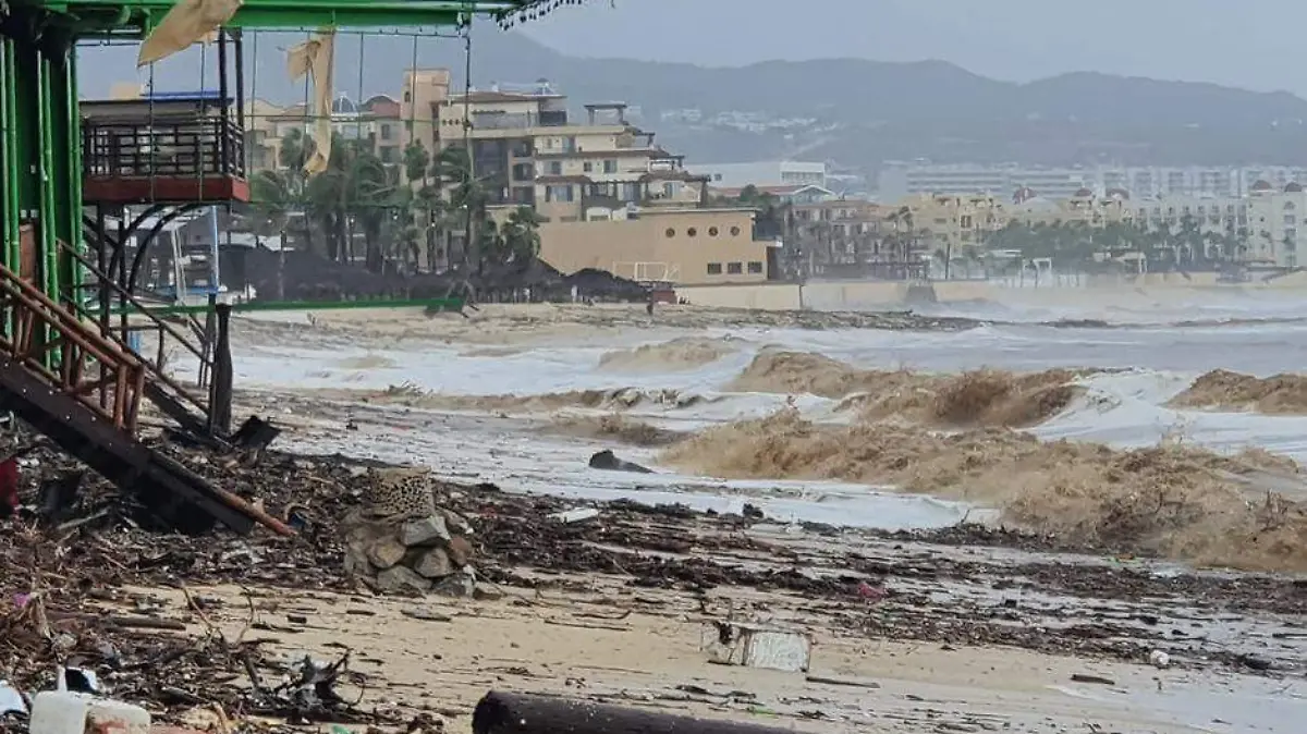 Playas Los Cabos paso huracan