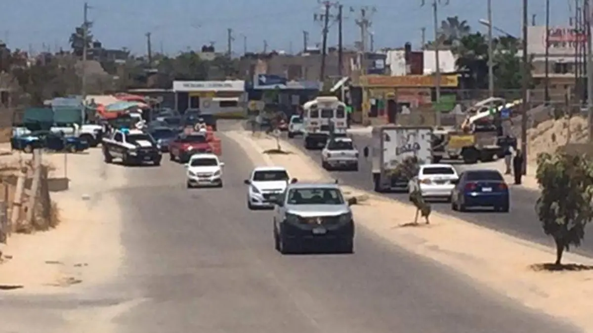 Calle vado tráfico Los Cabos