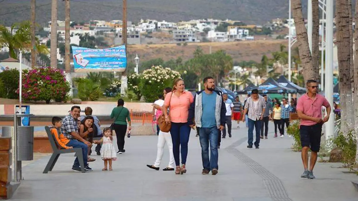 Personas maleócn de La Paz