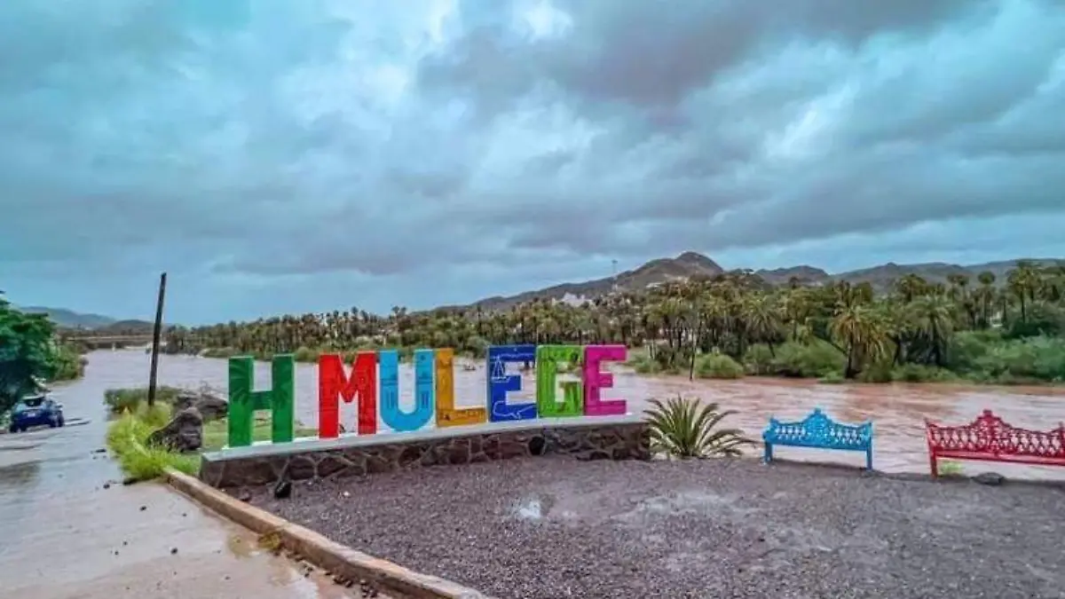Mulege lluvias inundacion huracan kay