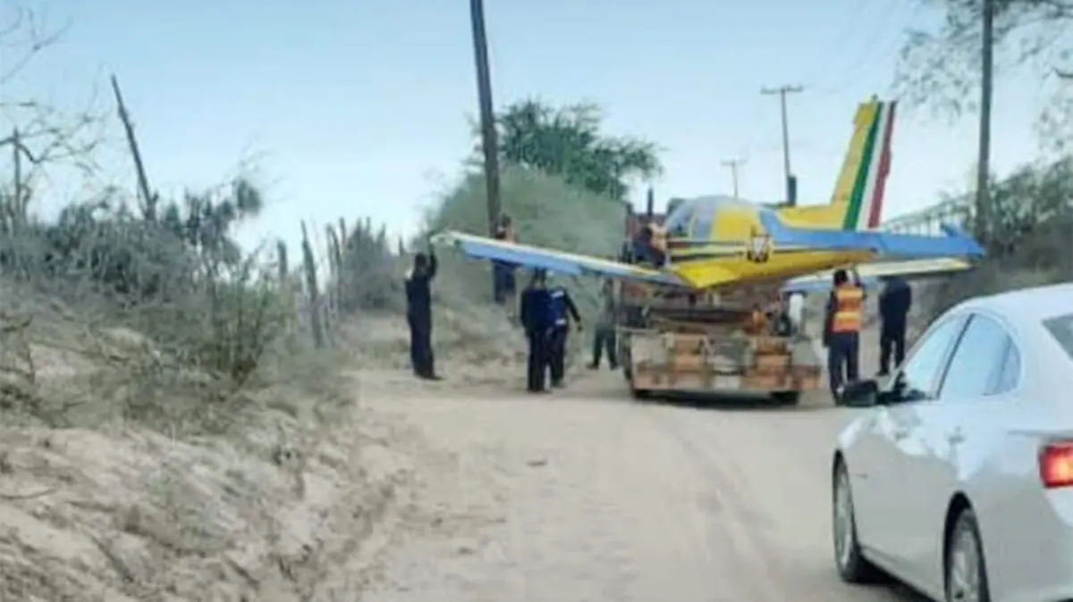 Cae avion fuerza aerea La Paz