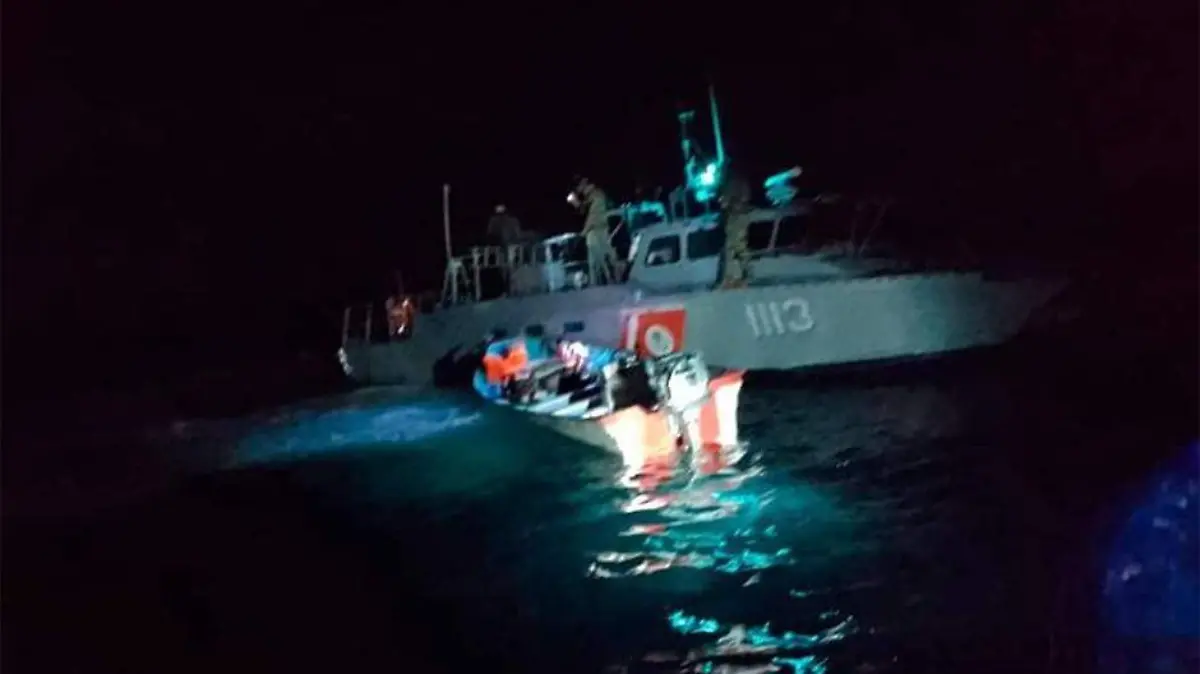 Detiene Marina embarcacion presuntos guateros