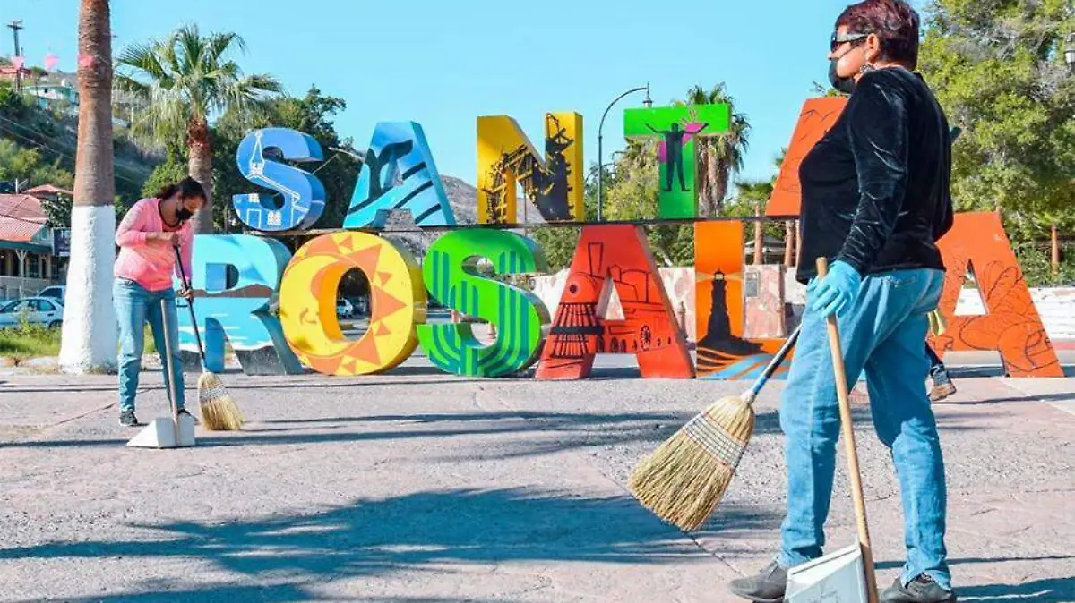 mejora recoleccion de basura en Mulege letras santa rosalia