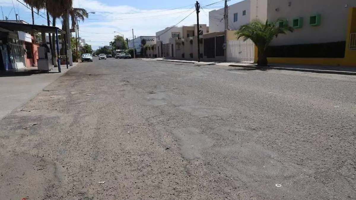 Calle La Paz Pavimentacion Presupuesto estatal rezago