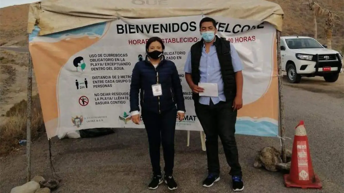 Operativo zofemat playas  La Paz