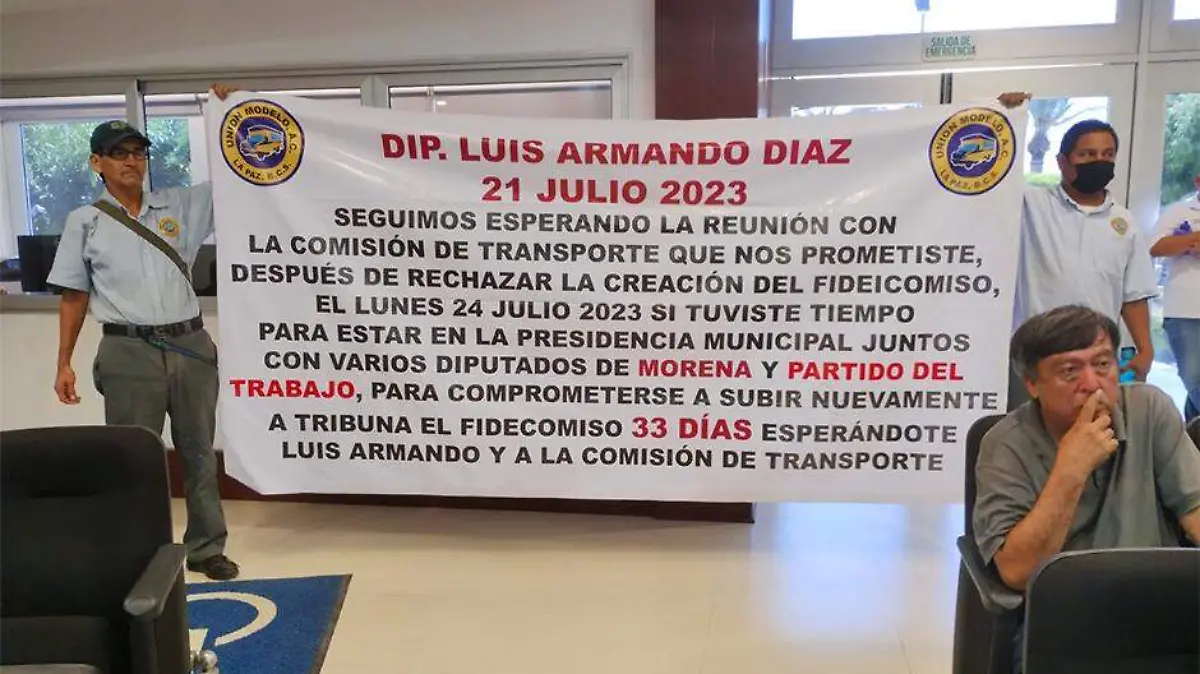 rechazan propuesta de tranporte