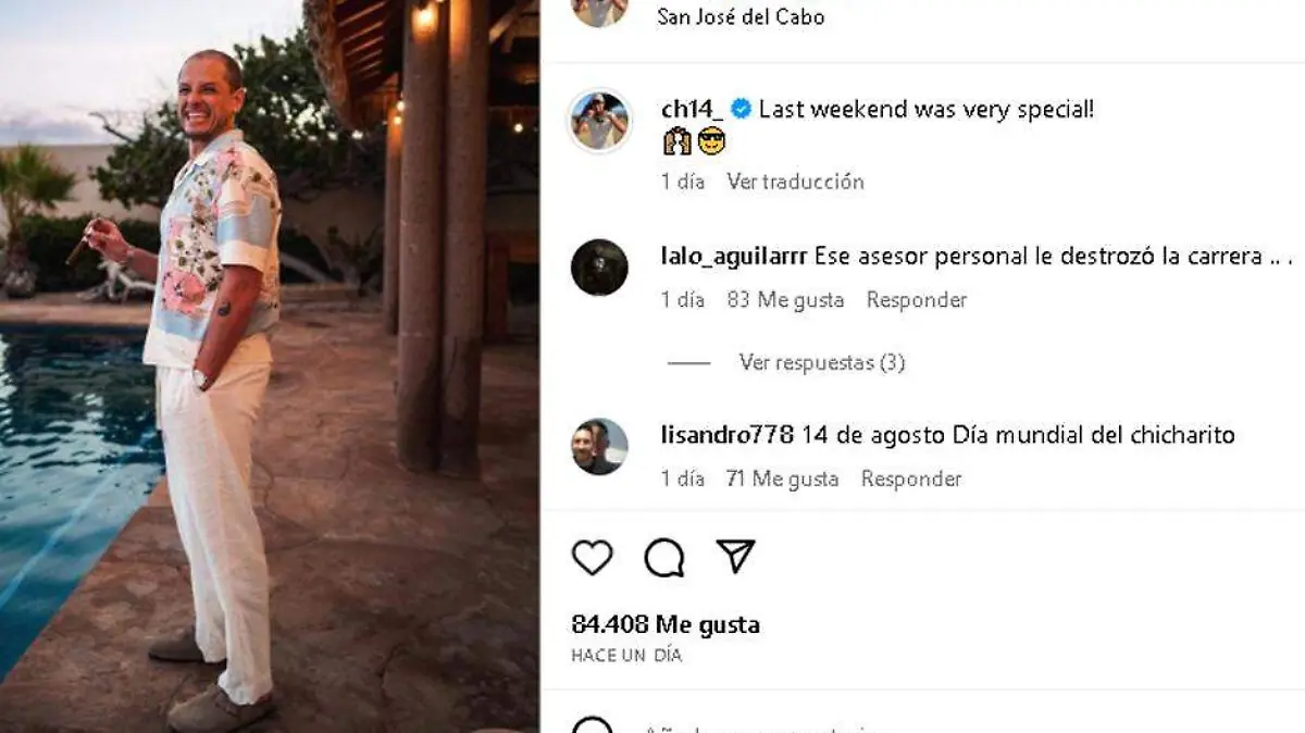 Chicharito en Los Cabos 2