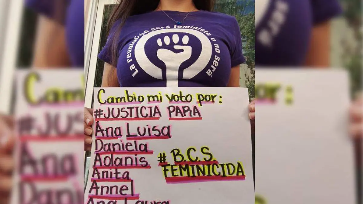 Manifestación colectivas feministas BCS