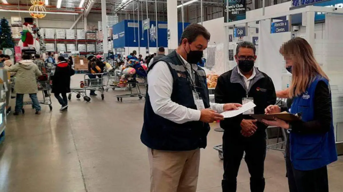 Verifican uso de cubrebocas en tiendas