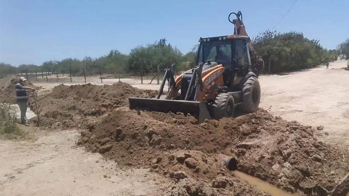 Obra cause calle La Paz