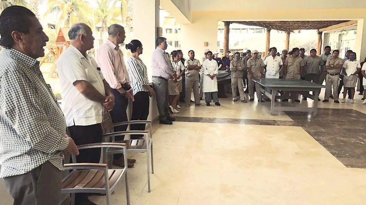 Trabajadores despedidos hotel