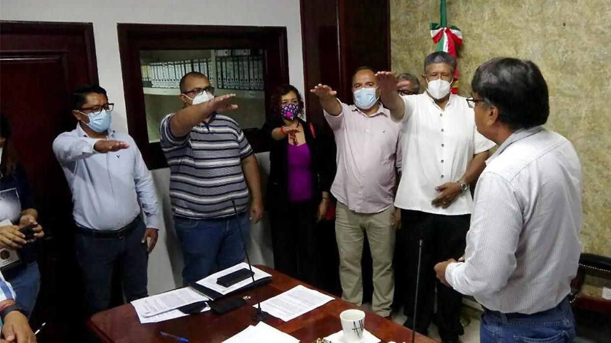 Protestan funcionarios ayuntamiento Los Cabos