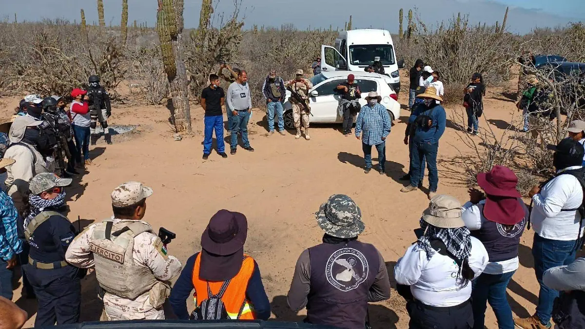 Encuentran fosa en Comondu