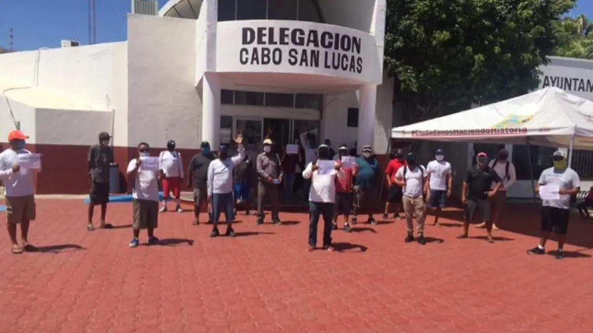 Protesta prestadores servicios Los Cabos