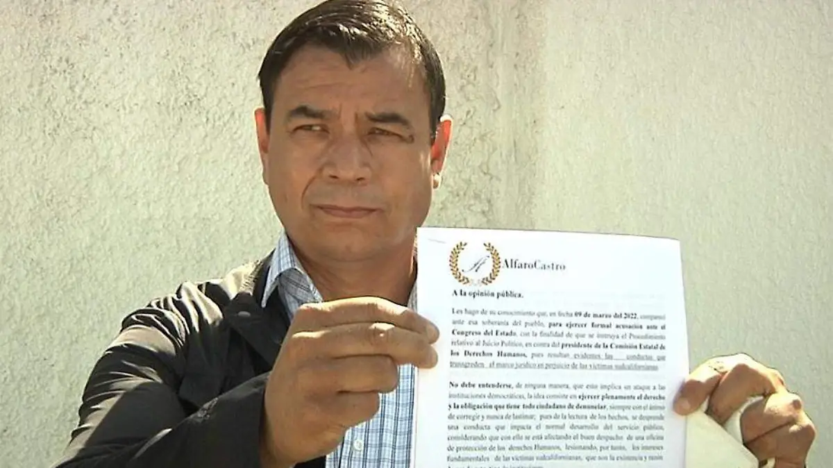 Exvisitador CEDH pide renuncia ombudsman 