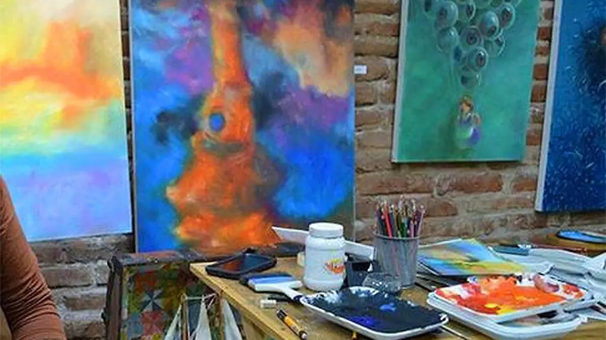 Pintura obra arte