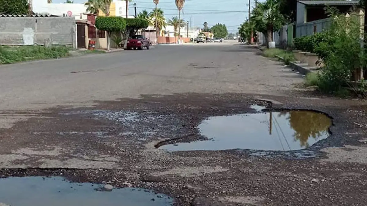 Calles pesimo estado Comondu