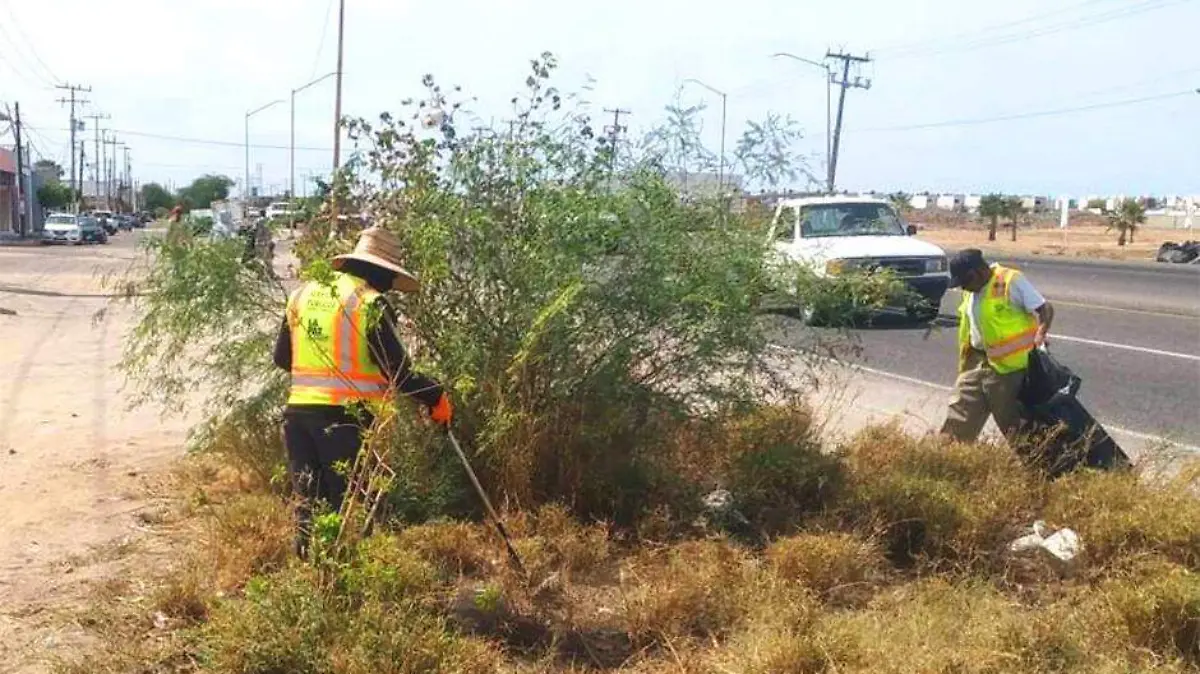 limpiza carretera la Paz