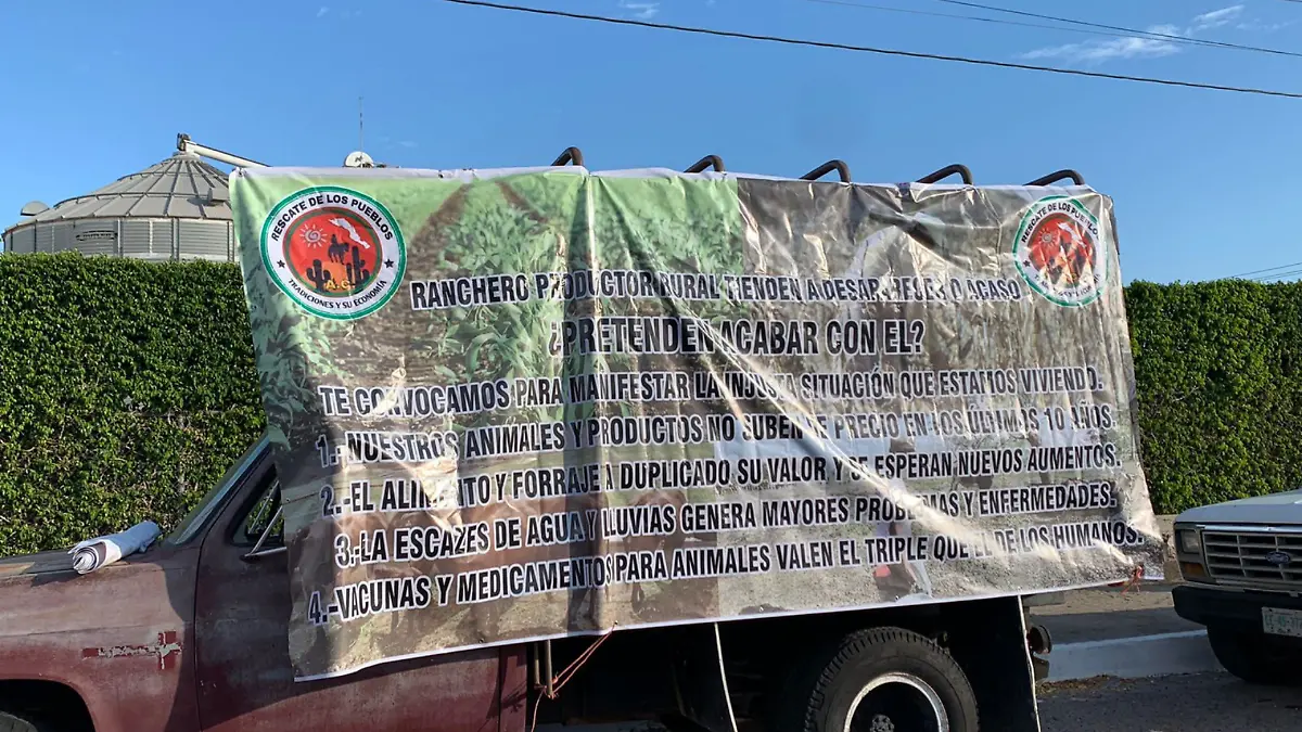 Manifestación ganaderos