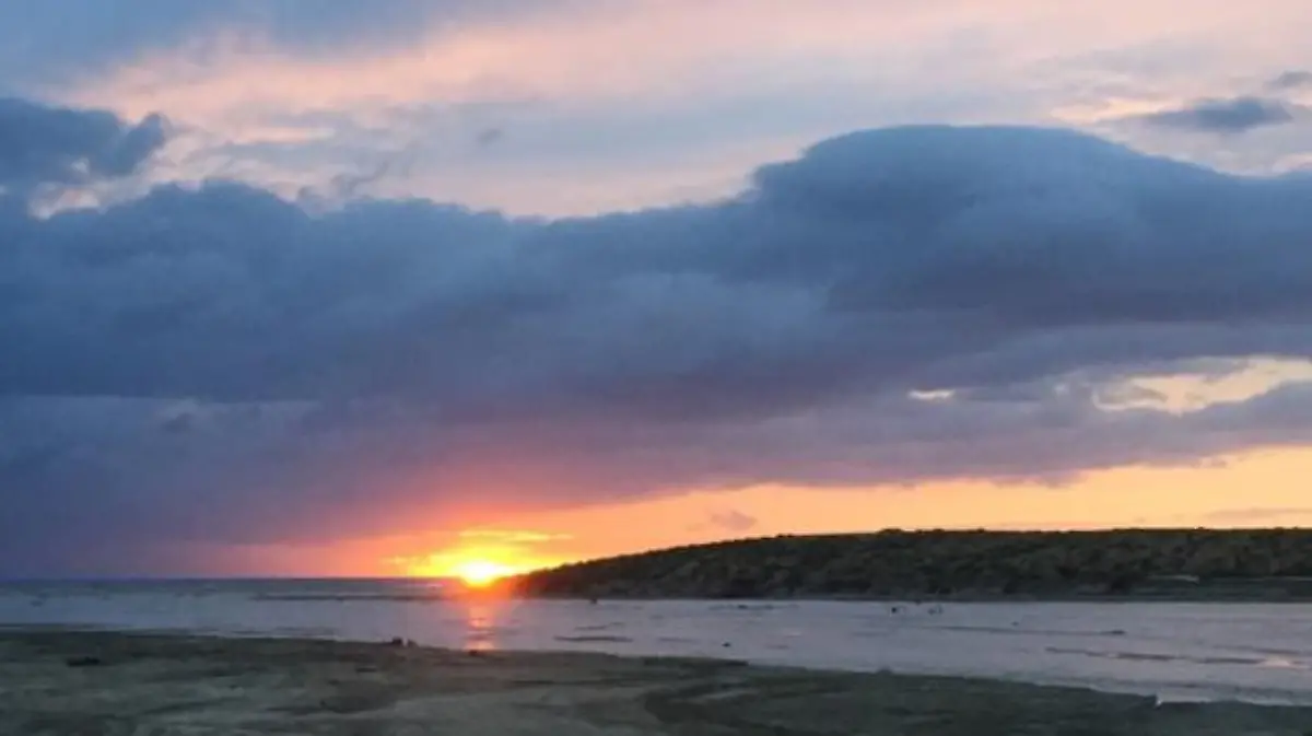 atardecer