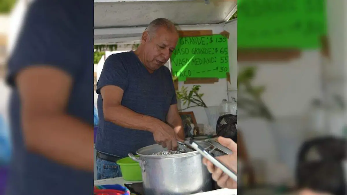 Venta de birria en La Paz