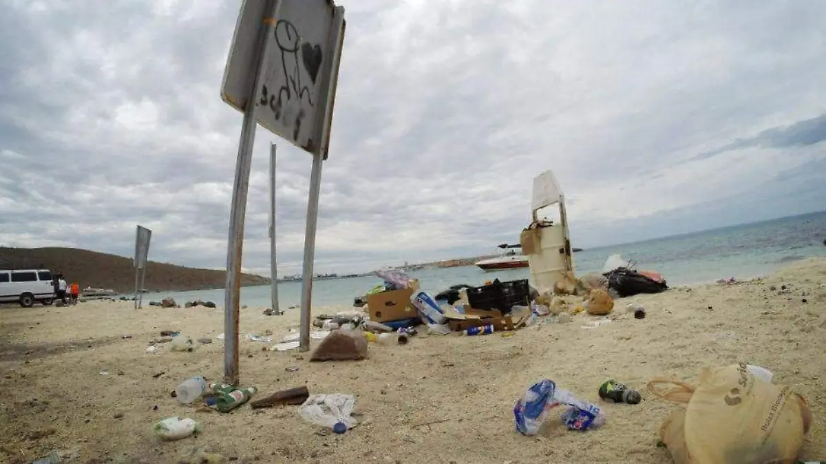 Basura en playas