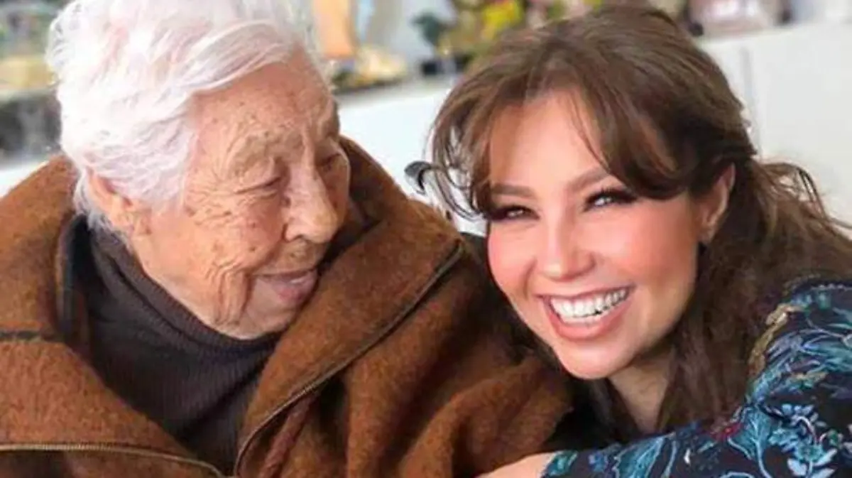 Thalía y sus origenes paceños (CORTESÍA FACEBOOK)