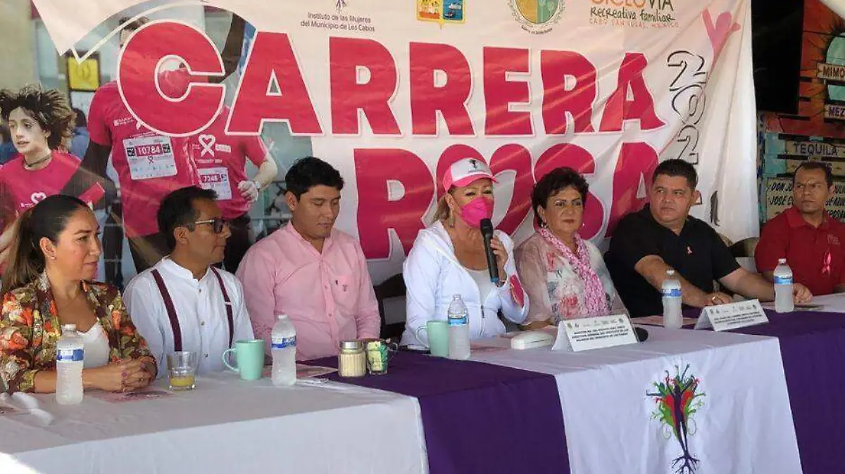 Carrera rosa Cabo San Lucas