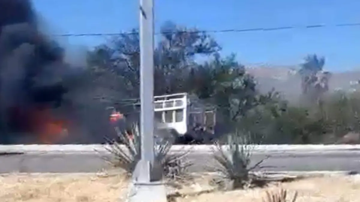 Incendio Camión