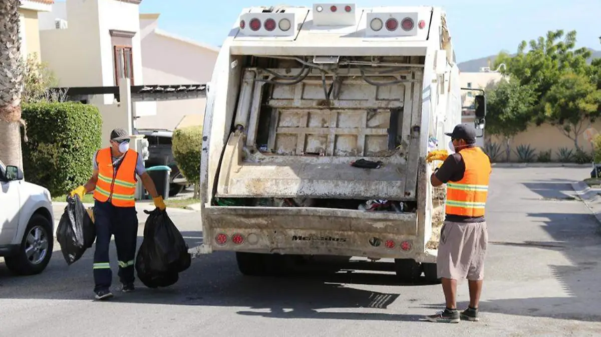 Camión recolección basura los cabos