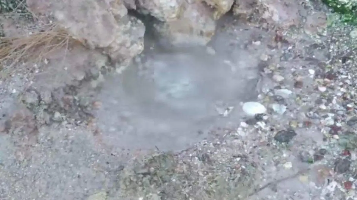 Fumarolas volcán 3 vírgenes