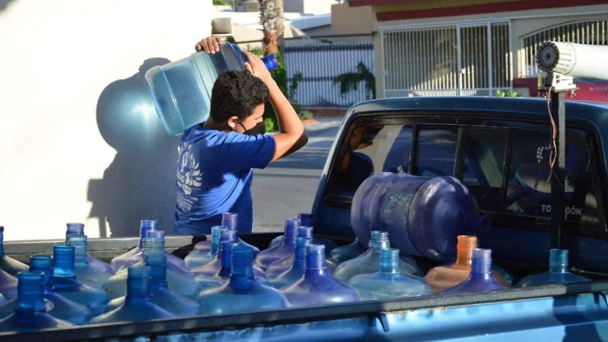 Venta de agua La Paz