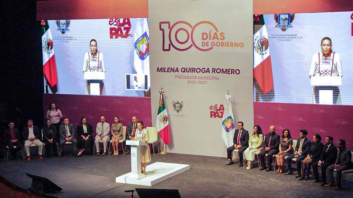 Que destacó Milena Quiroga en su informe de 100 días de gestión